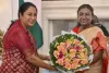 Rekha Gupta meets President Murmu, Vice President Dhankhar day after taking charge of office