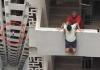 Caught on camera: Noida man tries to jump from high-rise building, saved by residents in nick of time