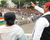 Mamata-Akhilesh take 'unstable government' jibe at BJP-led Centre at joint rally in Kolkata