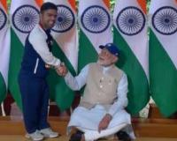 Javelin thrower Navdeep Singh meets PM after Paralympics Gold win, Modi's gesture goes viral