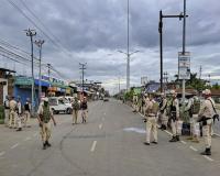 Huge contingent of security forces deployed in Manipur's Kangpokpi after attack on SP office