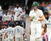 Jasprit Bumrah's cold celebration in Sam Konstas' face after altercation, Khawaja's wicket goes viral