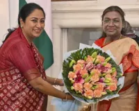 Rekha Gupta meets President Murmu, Vice President Dhankhar day after taking charge of office