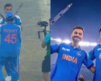 Virat Kohli, Rohit Sharma play Dandiya with stumps after India win Champions Trophy 2025