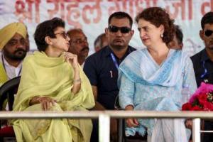 Kumari Selja meets Sonia Gandhi on last day of election campaign in Haryana